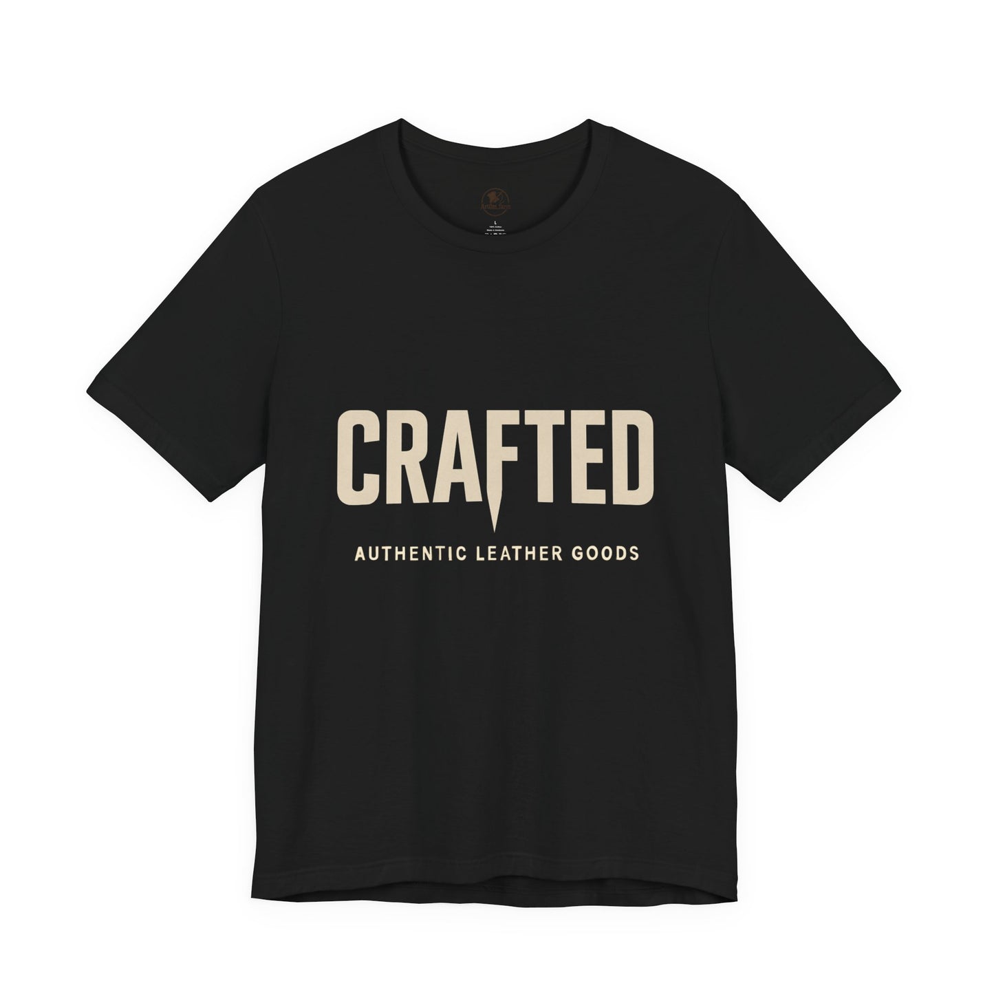 Crafted Leather Goods Tee - Unisex Casual Shirt, Vintage Style Cozy Everyday Wear, Perfect Gift for Him - ArtOm_farm™ LEATHER