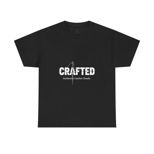 Crafted Leather Goods Tee - Artisan Unisex T-Shirt for Casual Everyday Wear, Unique Gift for Him, Perfect for Craft Lovers - ArtOm_farm™ LEATHER