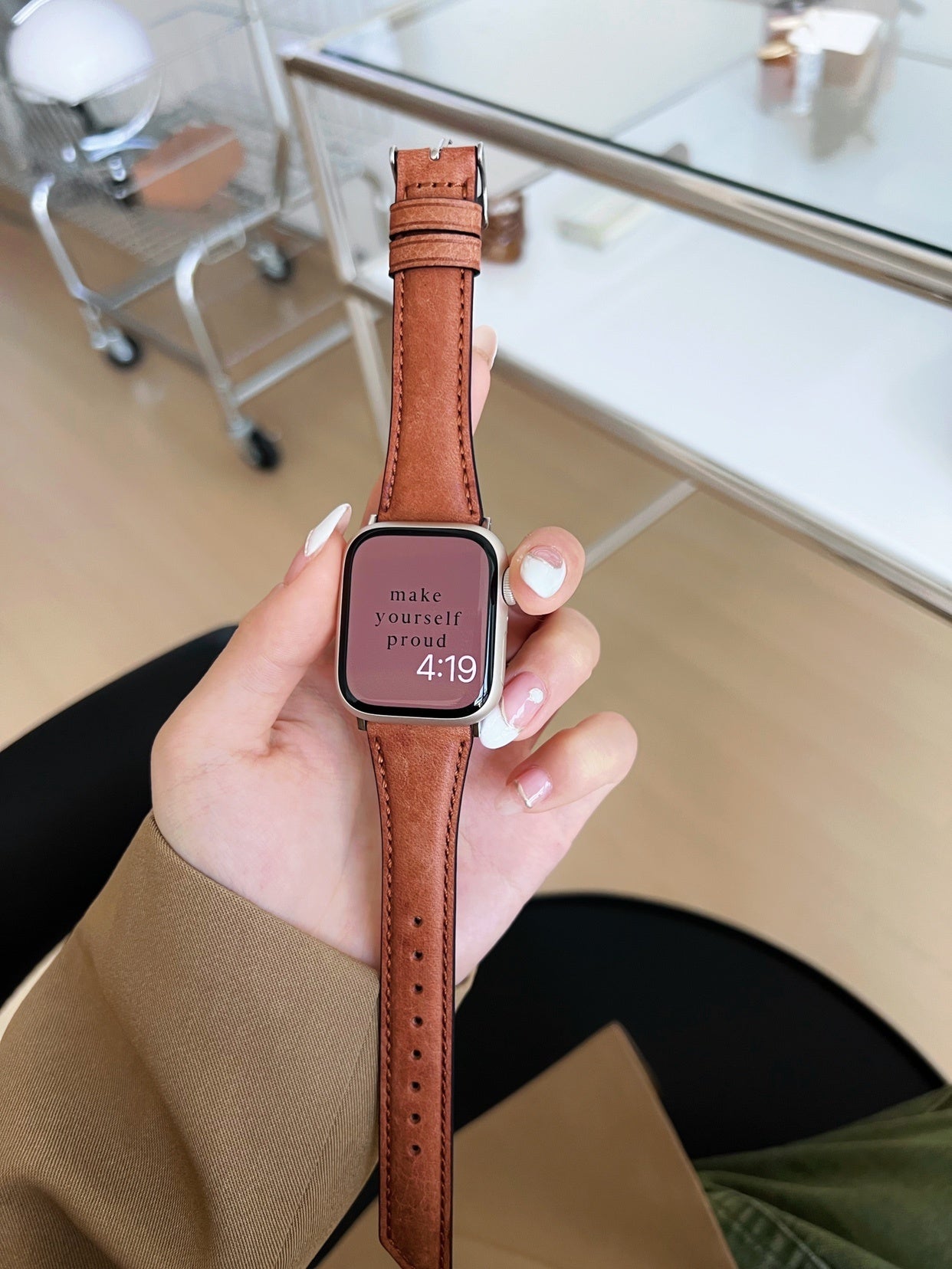 Homemade Vintage Leather Watch Strap for Ultimate Comfort - ArtOm_farm™ LEATHER 