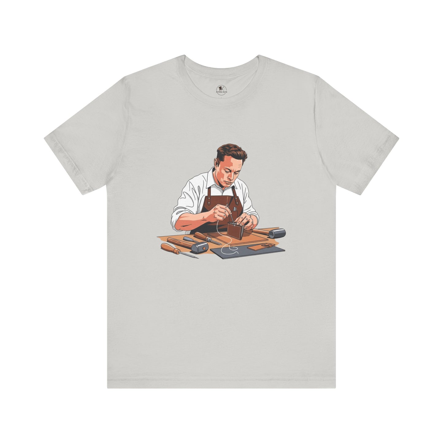 Craftsman Tee - Celebrate Artisanship with the Perfect Gift for Handyman and Father's Day, Ideal for Casual Everyday Wear - ArtOm_farm™ LEATHER