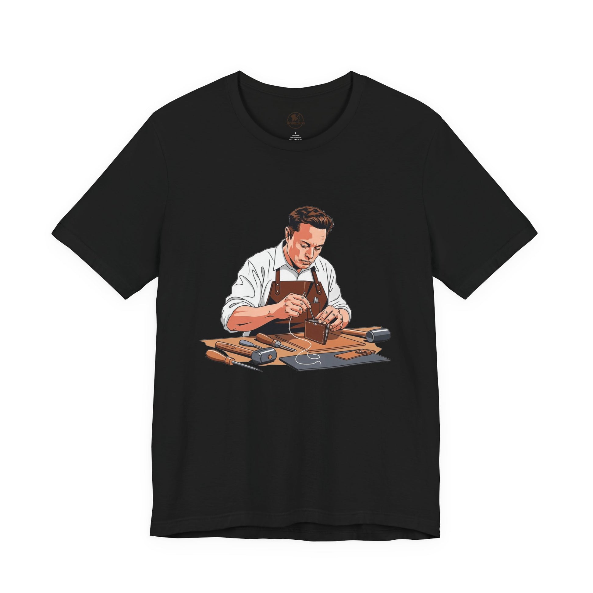 Craftsman Tee - Celebrate Artisanship with the Perfect Gift for Handyman and Father's Day, Ideal for Casual Everyday Wear - ArtOm_farm™ LEATHER 