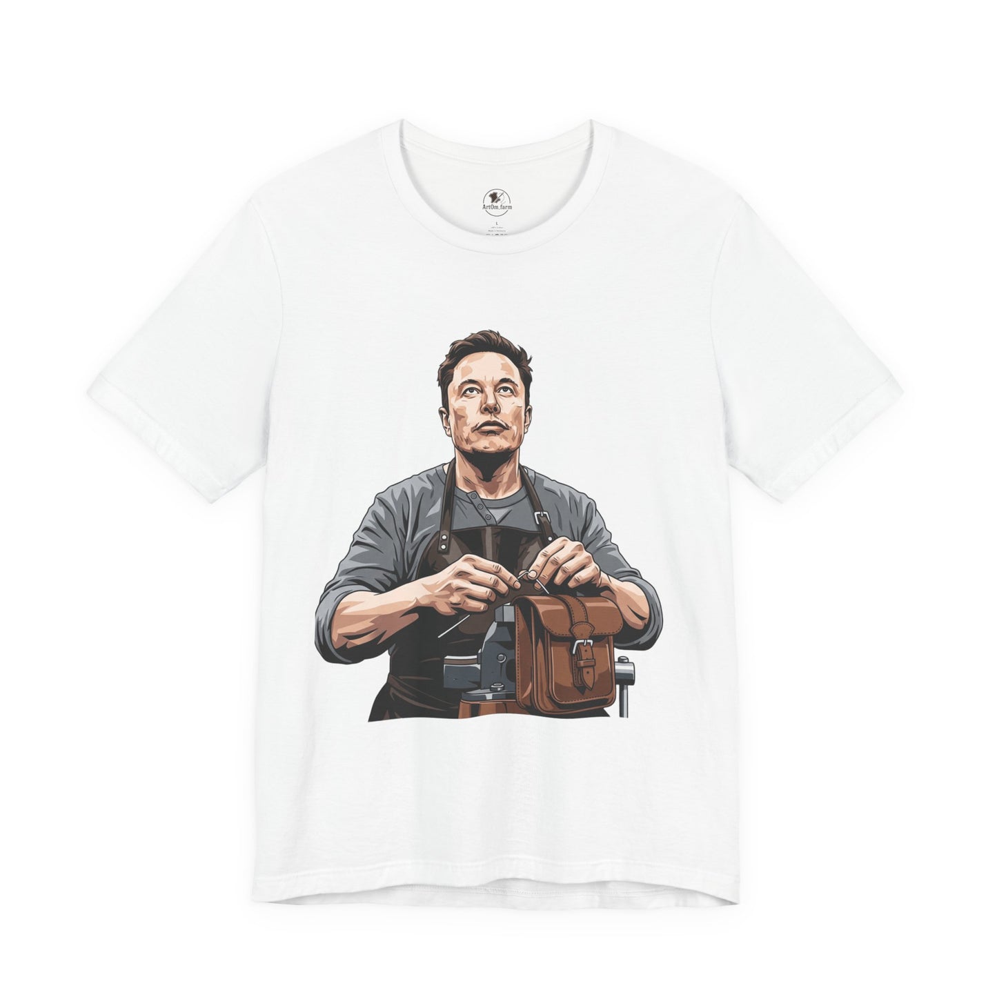 Creative Innovator Tee - Perfect Humor T-Shirt for Tech Enthusiasts and Engineers - ArtOm_farm™ LEATHER