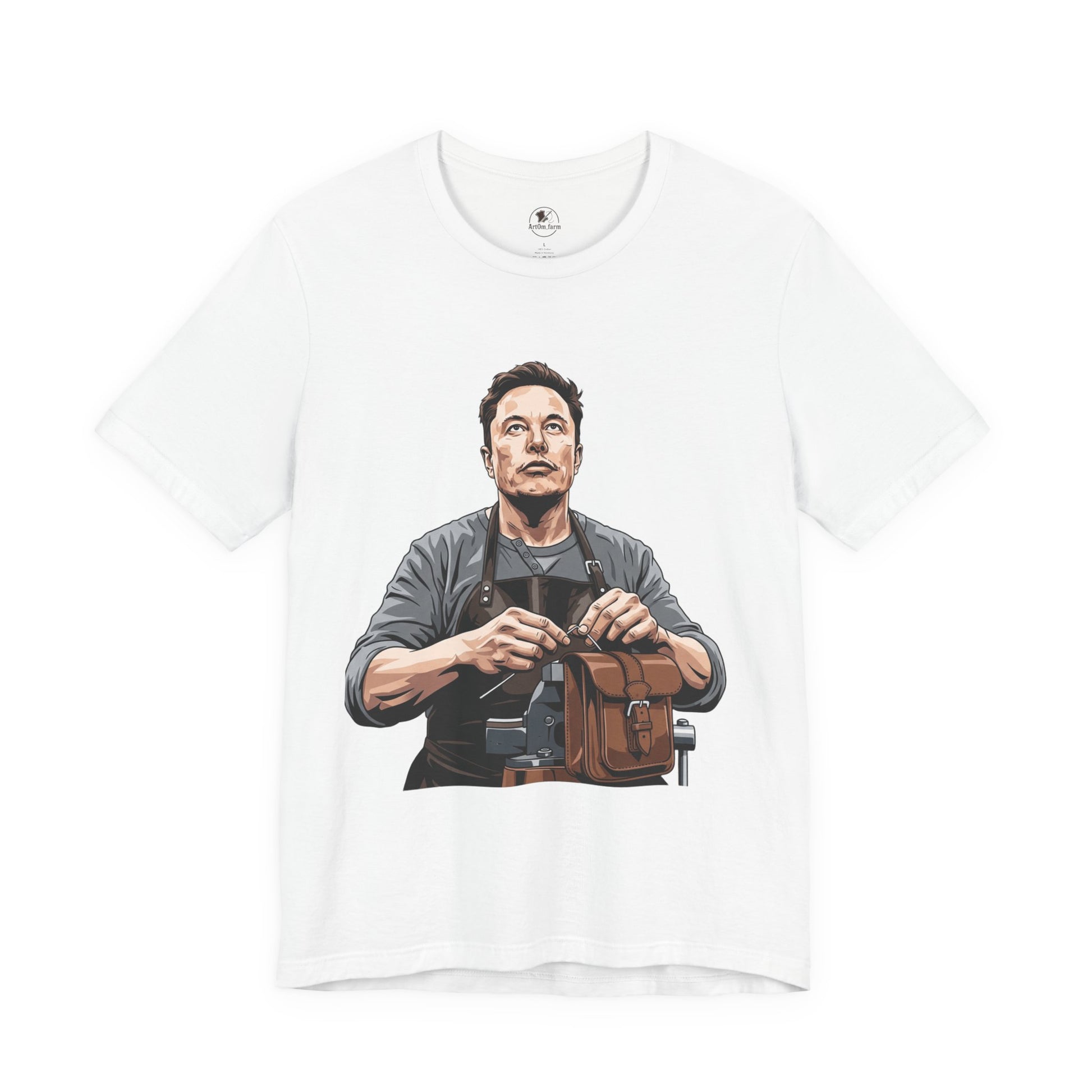 Creative Innovator Tee - Perfect Humor T-Shirt for Tech Enthusiasts and Engineers - ArtOm_farm™ LEATHER