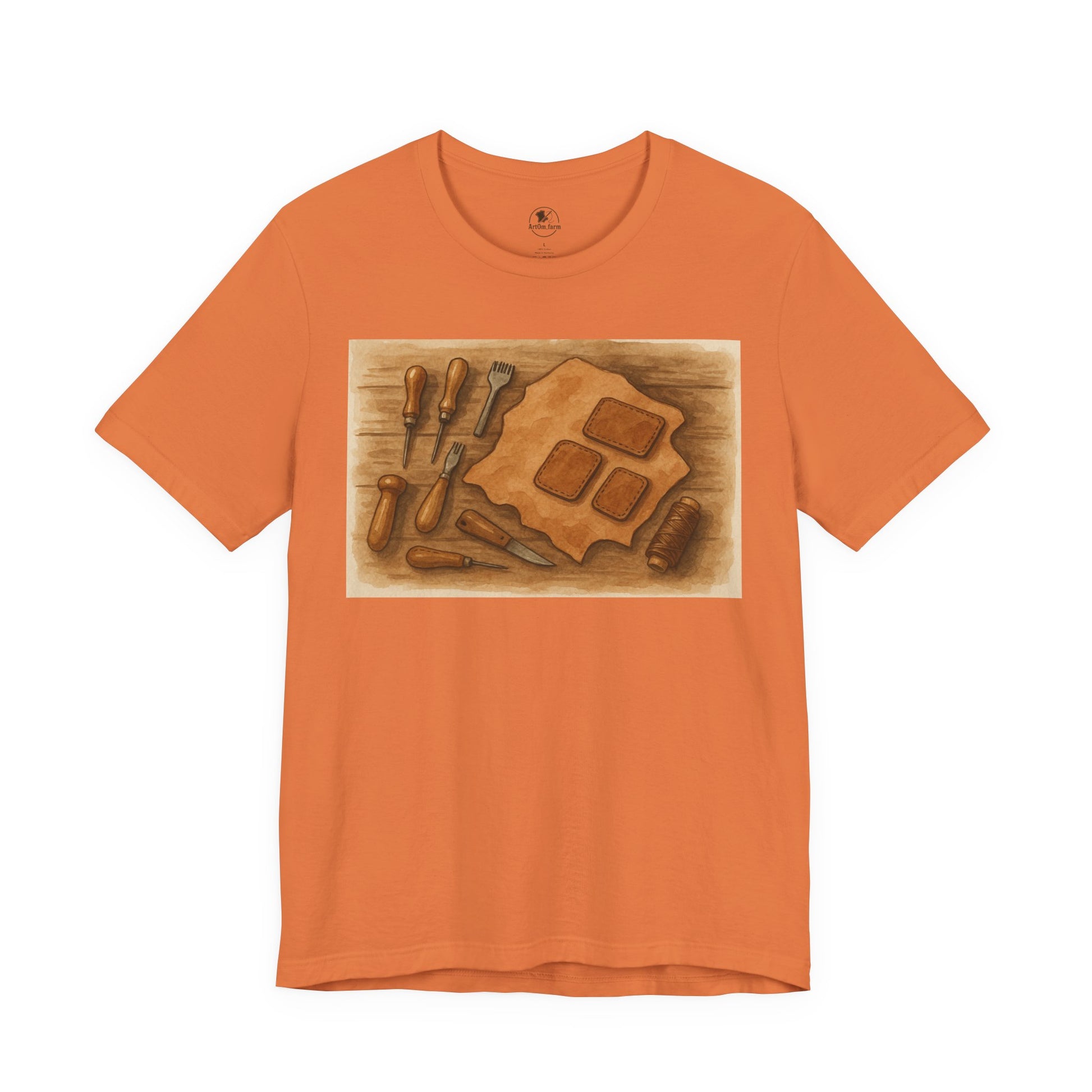 Craftsman Tools Tee - The Ideal Gift for Hobbyists and DIY Enthusiasts - ArtOm_farm™ LEATHER
