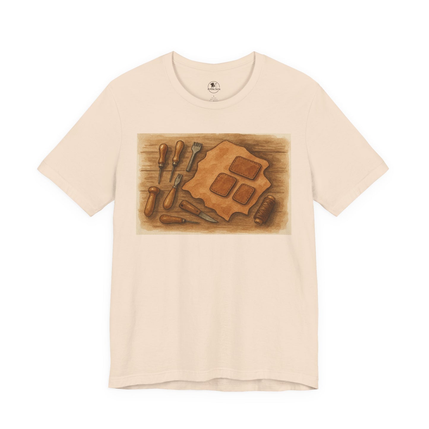 Craftsman Tools Tee - The Ideal Gift for Hobbyists and DIY Enthusiasts - ArtOm_farm™ LEATHER