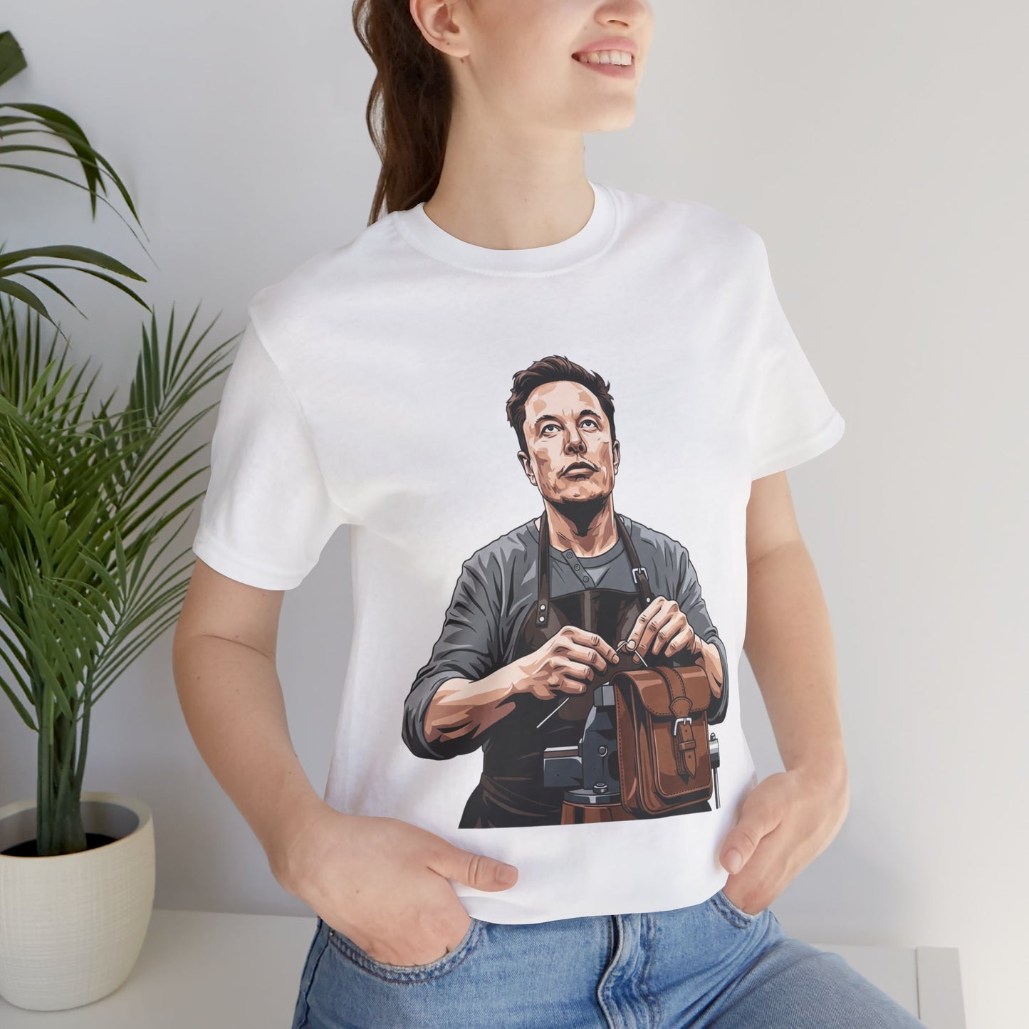 Creative Innovator Tee - Perfect Humor T-Shirt for Tech Enthusiasts and Engineers - ArtOm_farm™ LEATHER