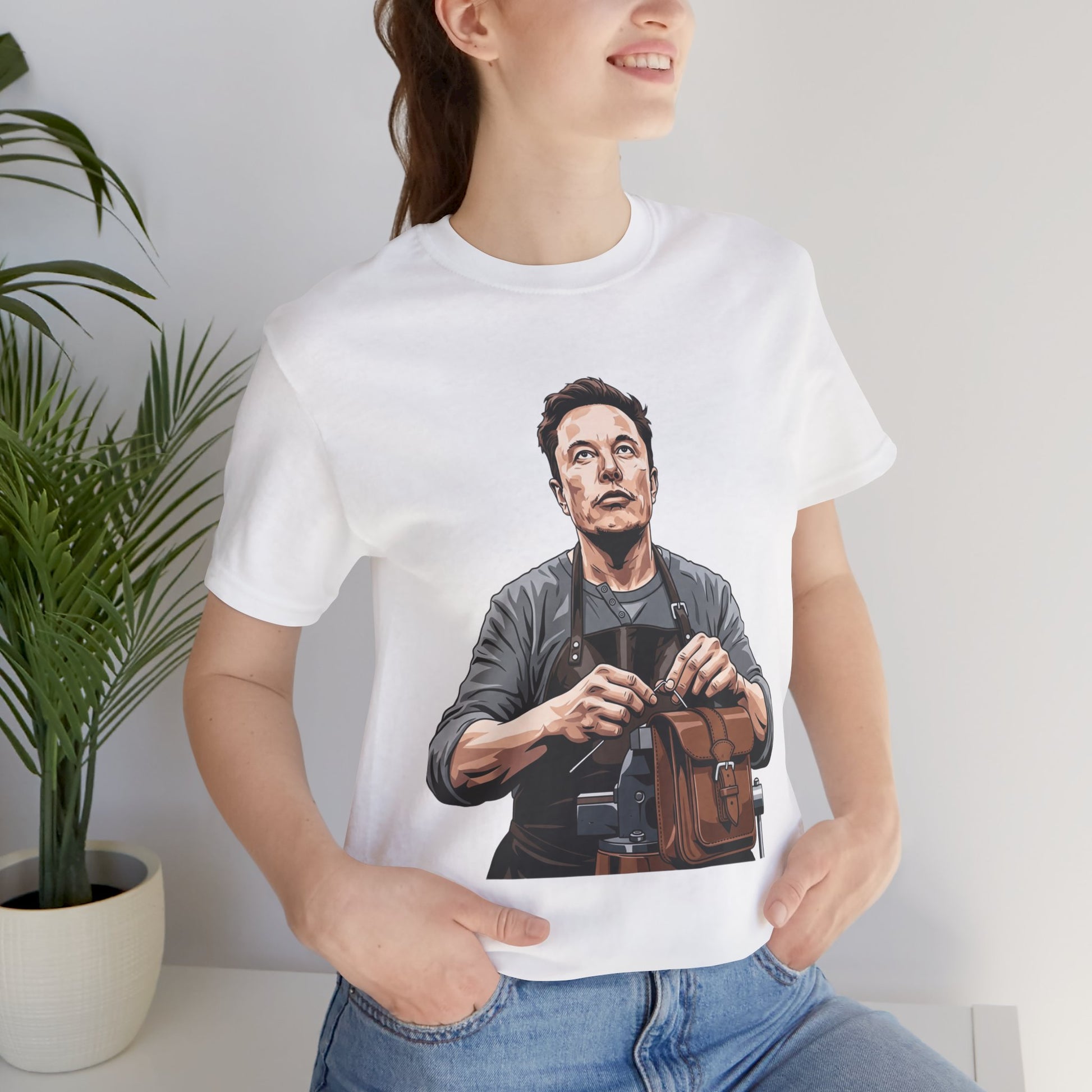Creative Innovator Tee - Perfect Humor T-Shirt for Tech Enthusiasts and Engineers - ArtOm_farm™ LEATHER
