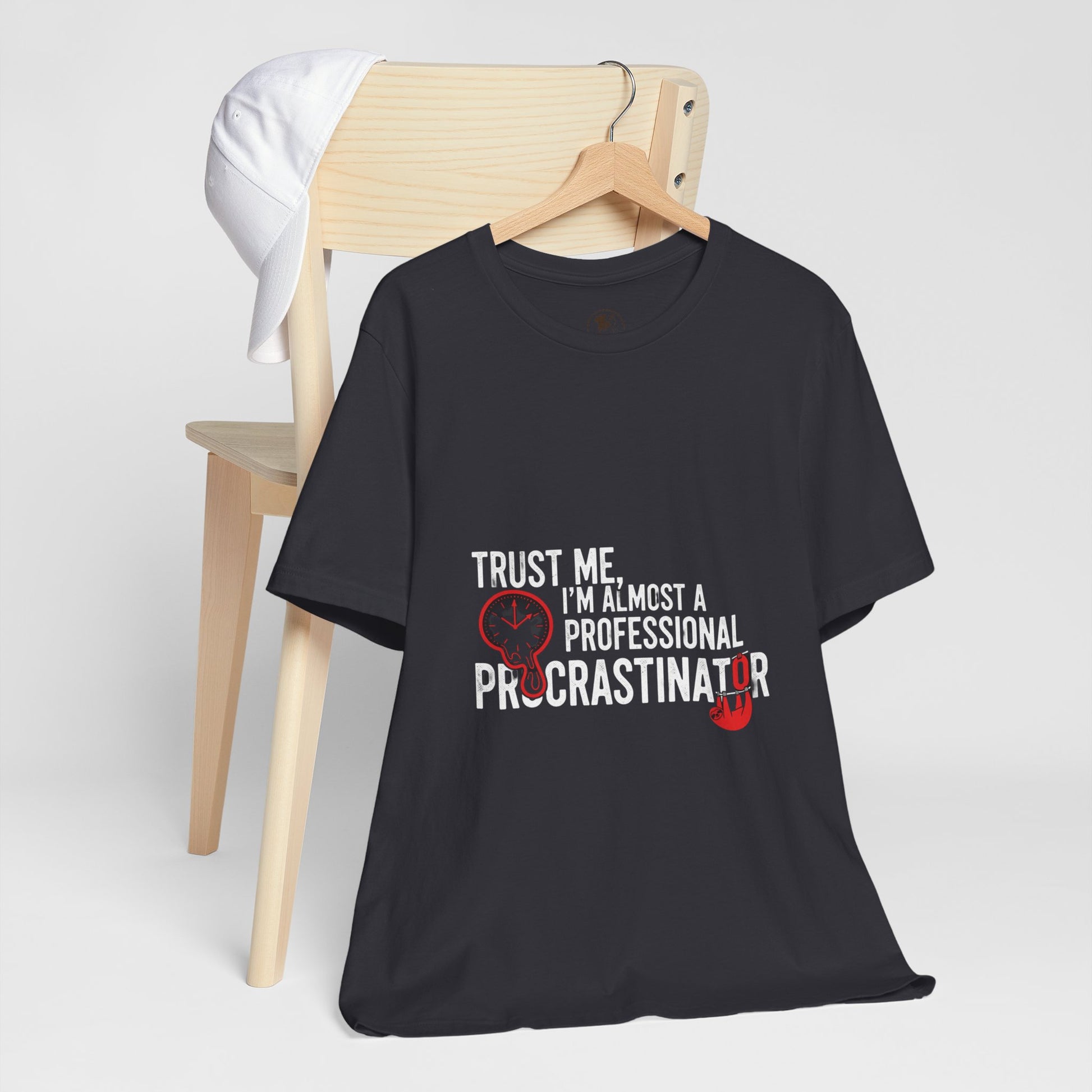 Funny Procrastinator T-Shirt | Humorous Gift for Students | Casual Unisex Graphic Tee - ArtOm_farm™ LEATHER 