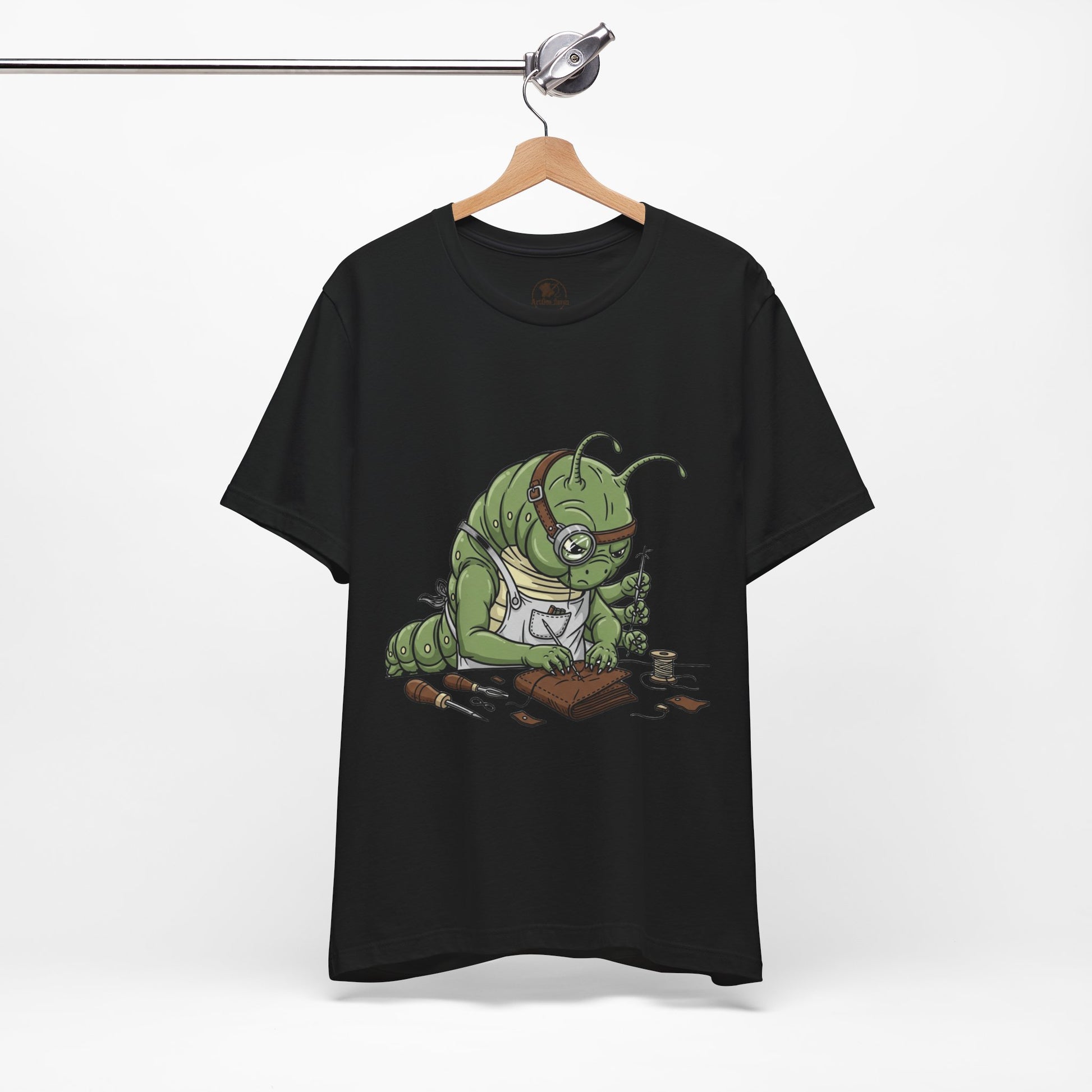 Cute Critter Crafting Tee - Fun Graphic Unisex T-Shirt for Creatives, Perfect Gift for Artsy Individuals - ArtOm_farm™ LEATHER 