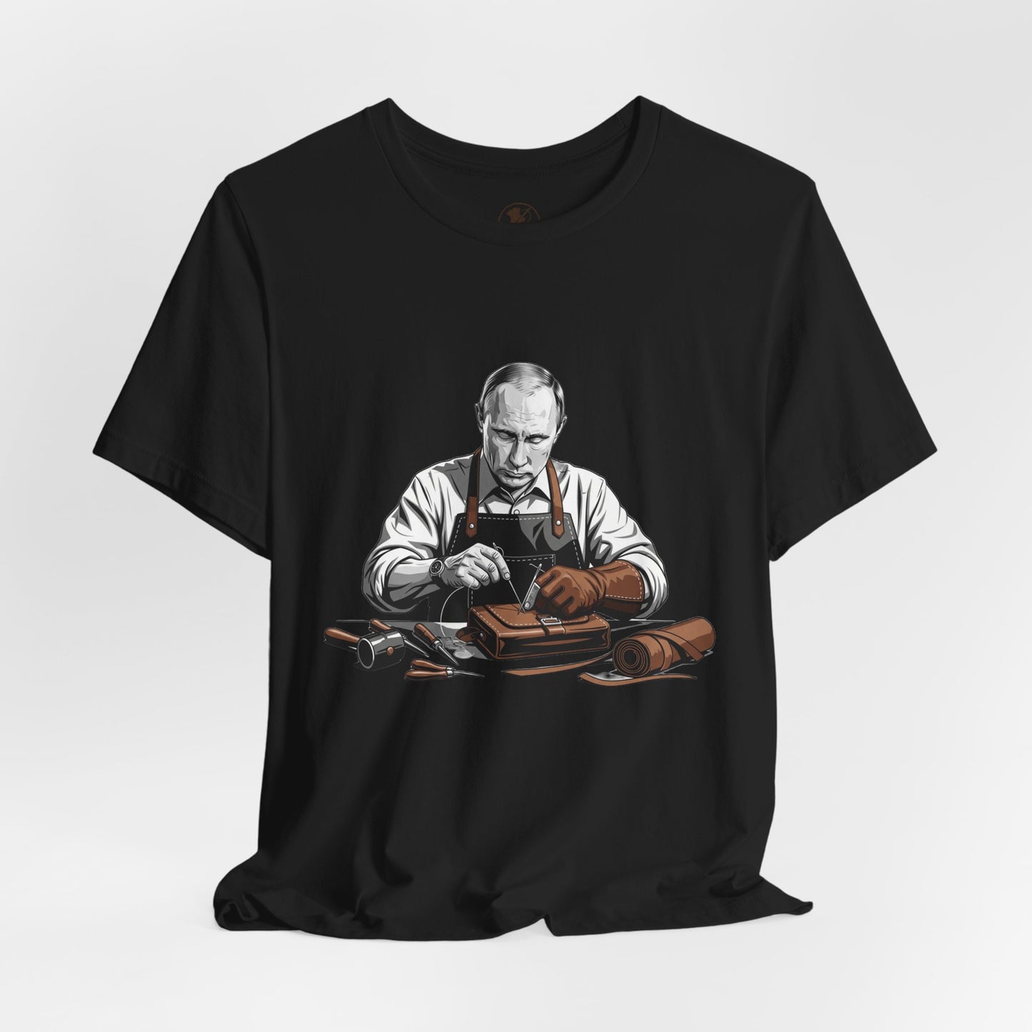 Craftsman Graphic Tee for Artisans, Perfect Birthday Gifts and Everyday Wear - ArtOm_farm™ LEATHER 
