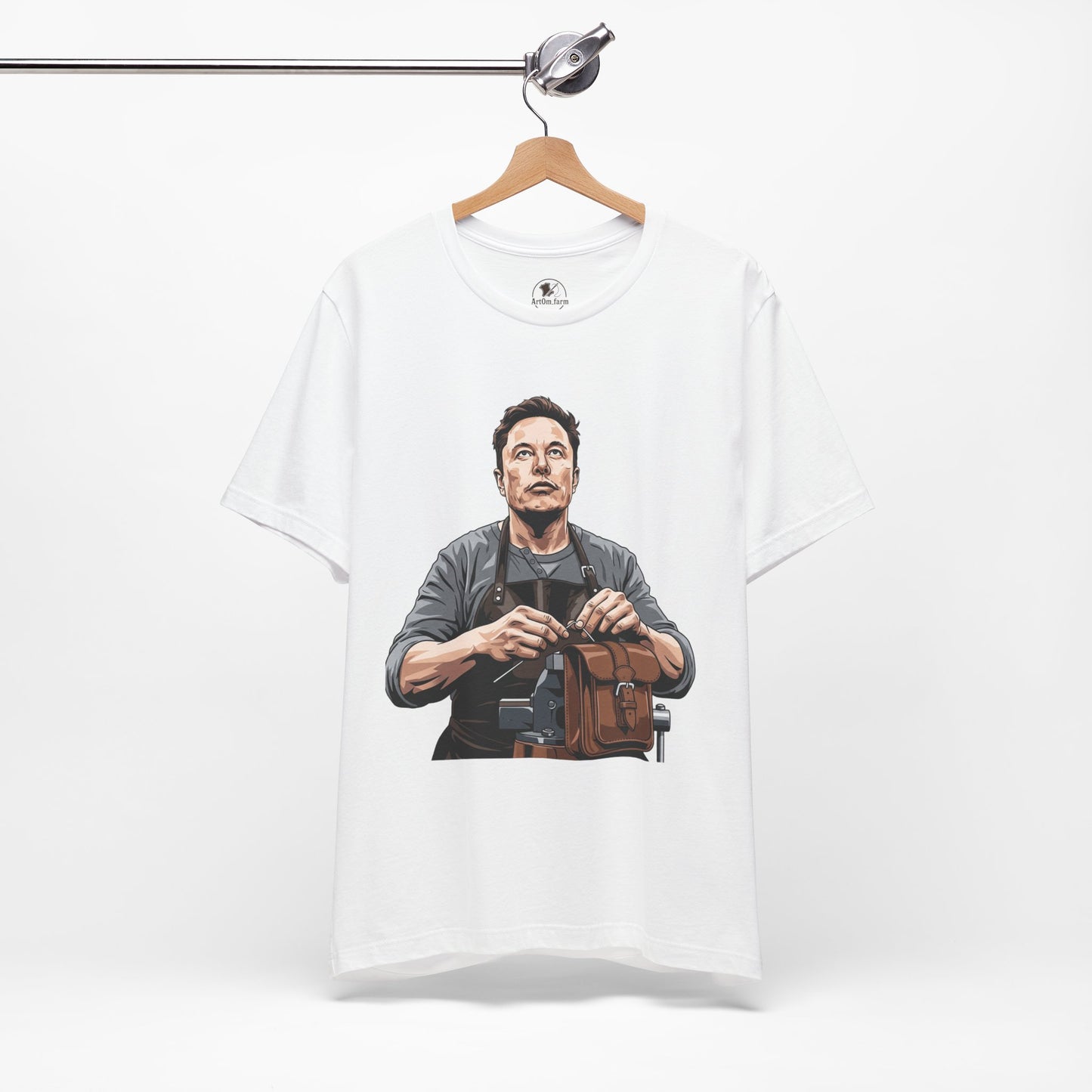 Creative Innovator Tee - Perfect Humor T-Shirt for Tech Enthusiasts and Engineers - ArtOm_farm™ LEATHER