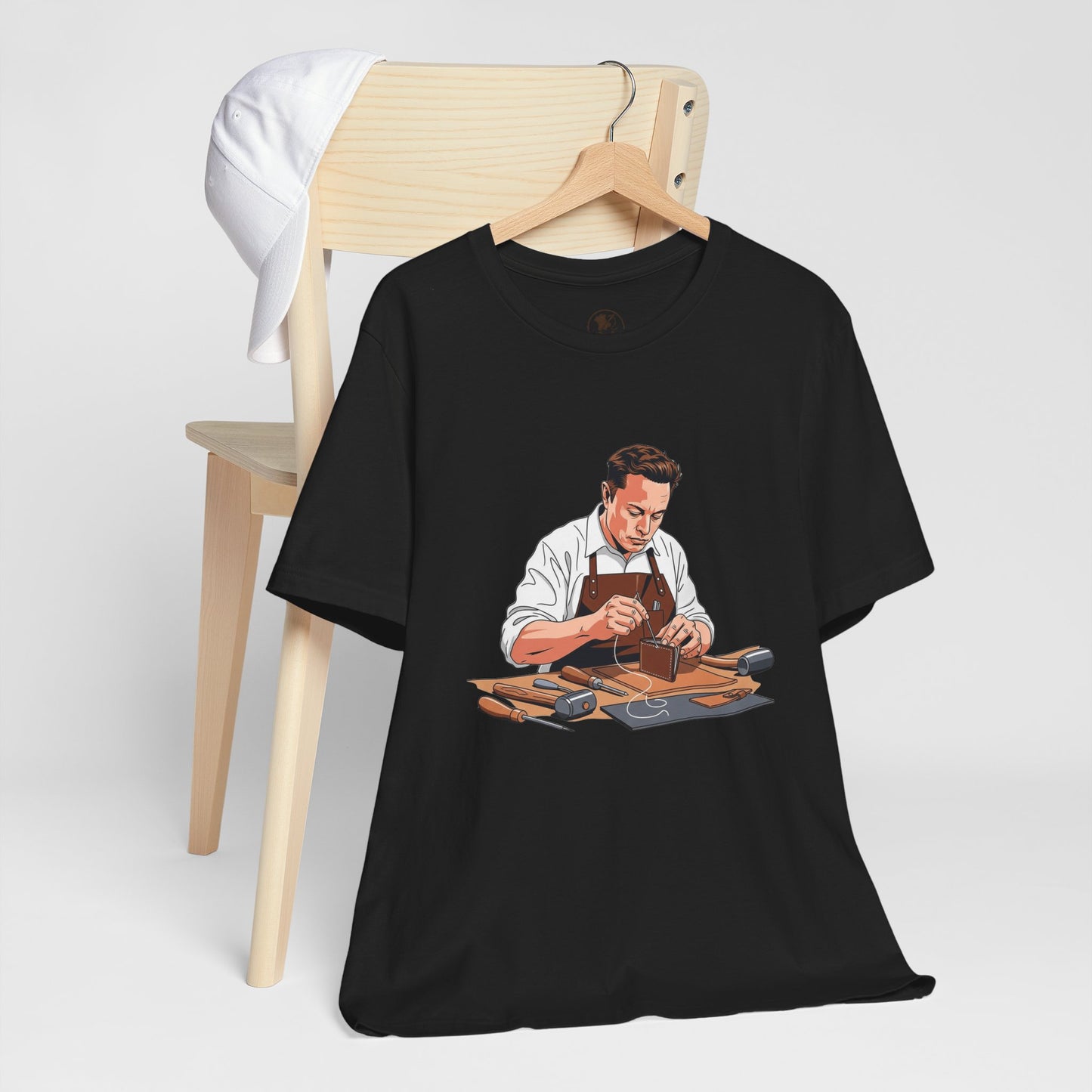 Craftsman Tee - Celebrate Artisanship with the Perfect Gift for Handyman and Father's Day, Ideal for Casual Everyday Wear - ArtOm_farm™ LEATHER 