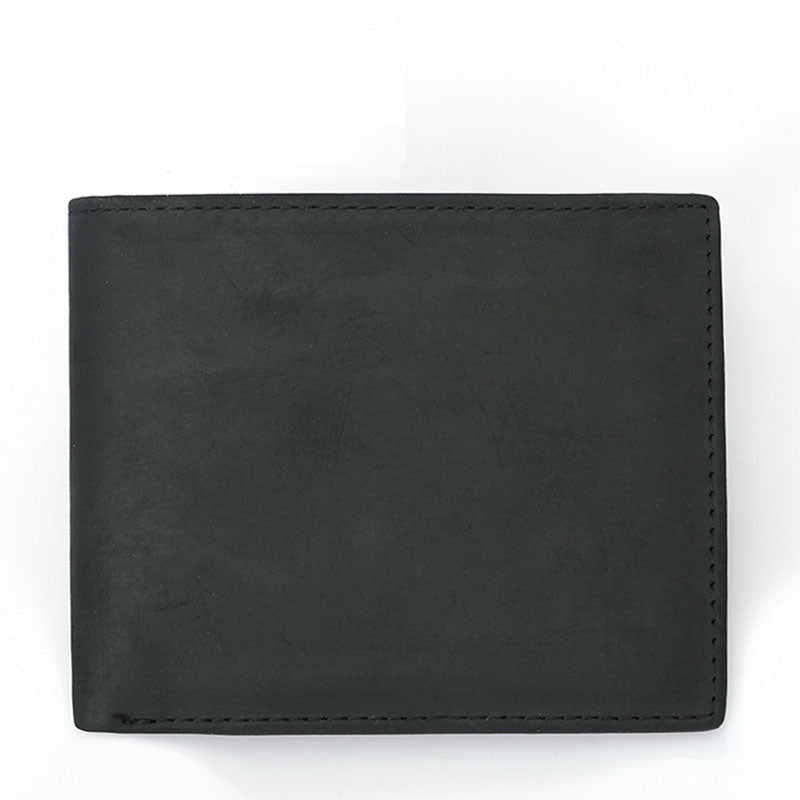 Men's Crazy Horse Leather Wallet - Durable and Stylish Accessory for Every Man - ArtOm_farm™ LEATHER 