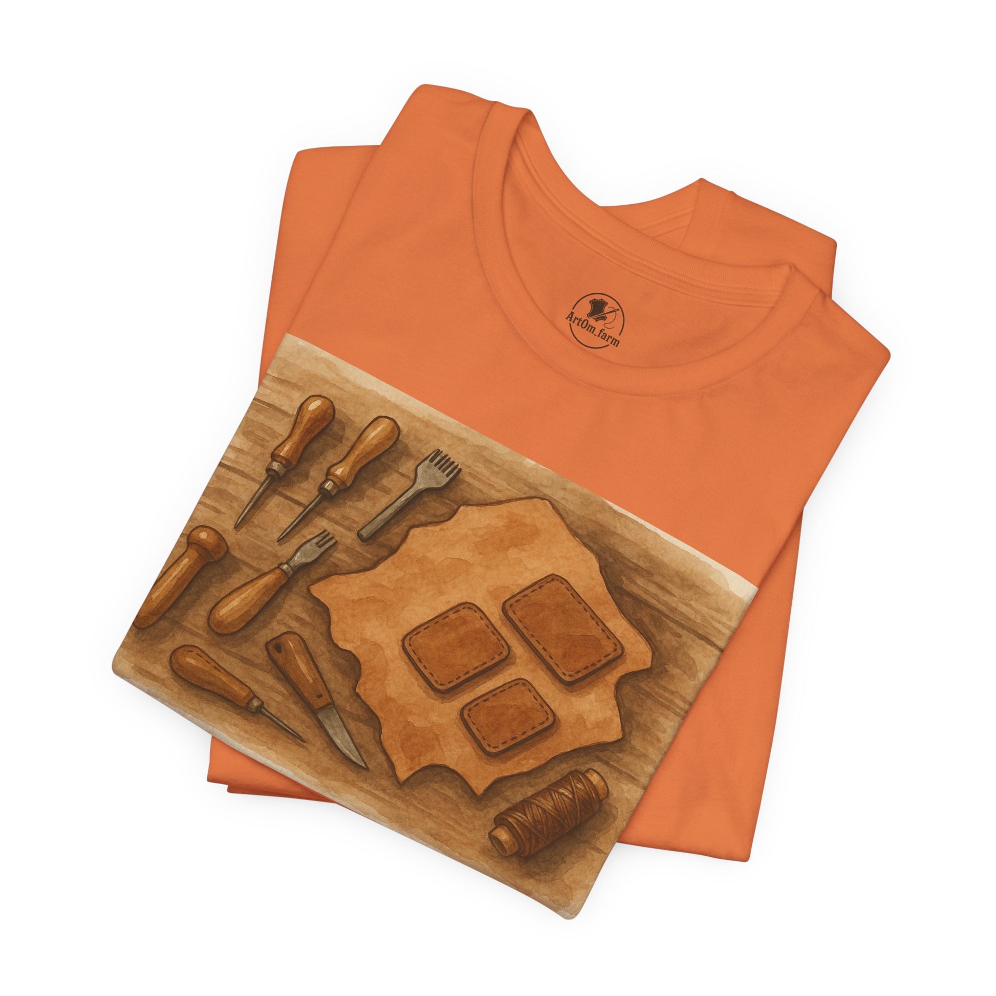 Craftsman Tools Tee - The Ideal Gift for Hobbyists and DIY Enthusiasts - ArtOm_farm™ LEATHER