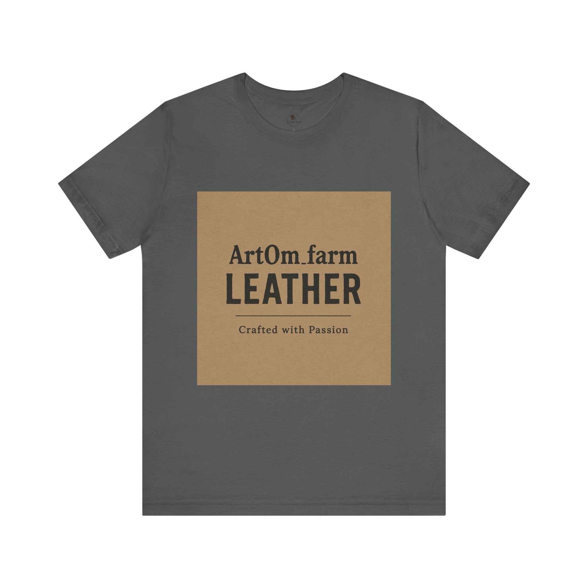 LEATHER Craft T-Shirt - Unisex Jersey Short Sleeve Artisan Tee for Crafters, Perfect Casual Outfit Gift