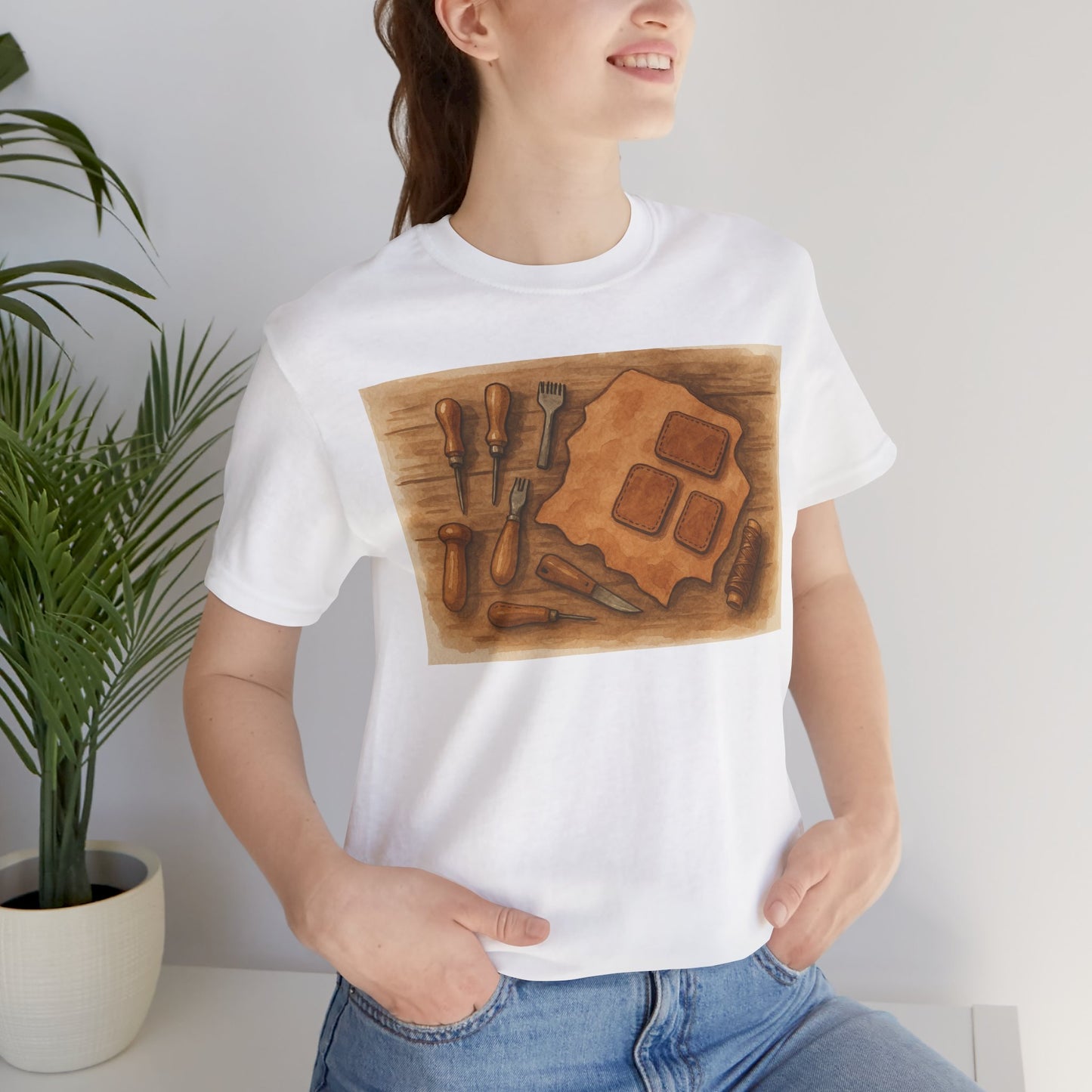 Craftsman Tools Tee - The Ideal Gift for Hobbyists and DIY Enthusiasts - ArtOm_farm™ LEATHER