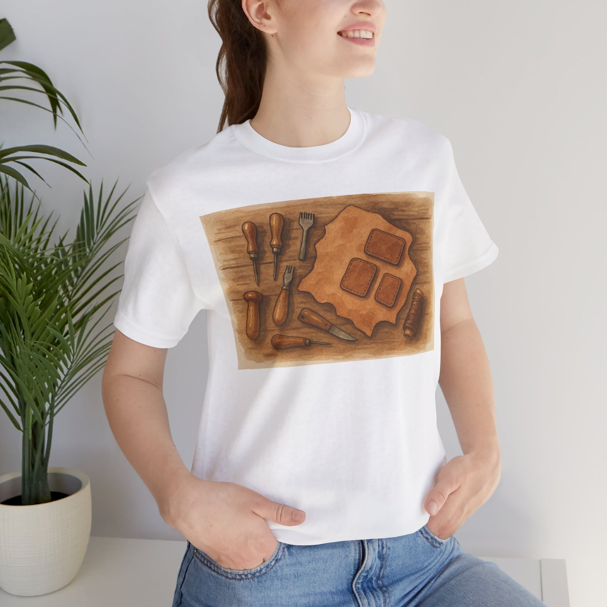 Craftsman Tools Tee - The Ideal Gift for Hobbyists and DIY Enthusiasts - ArtOm_farm™ LEATHER