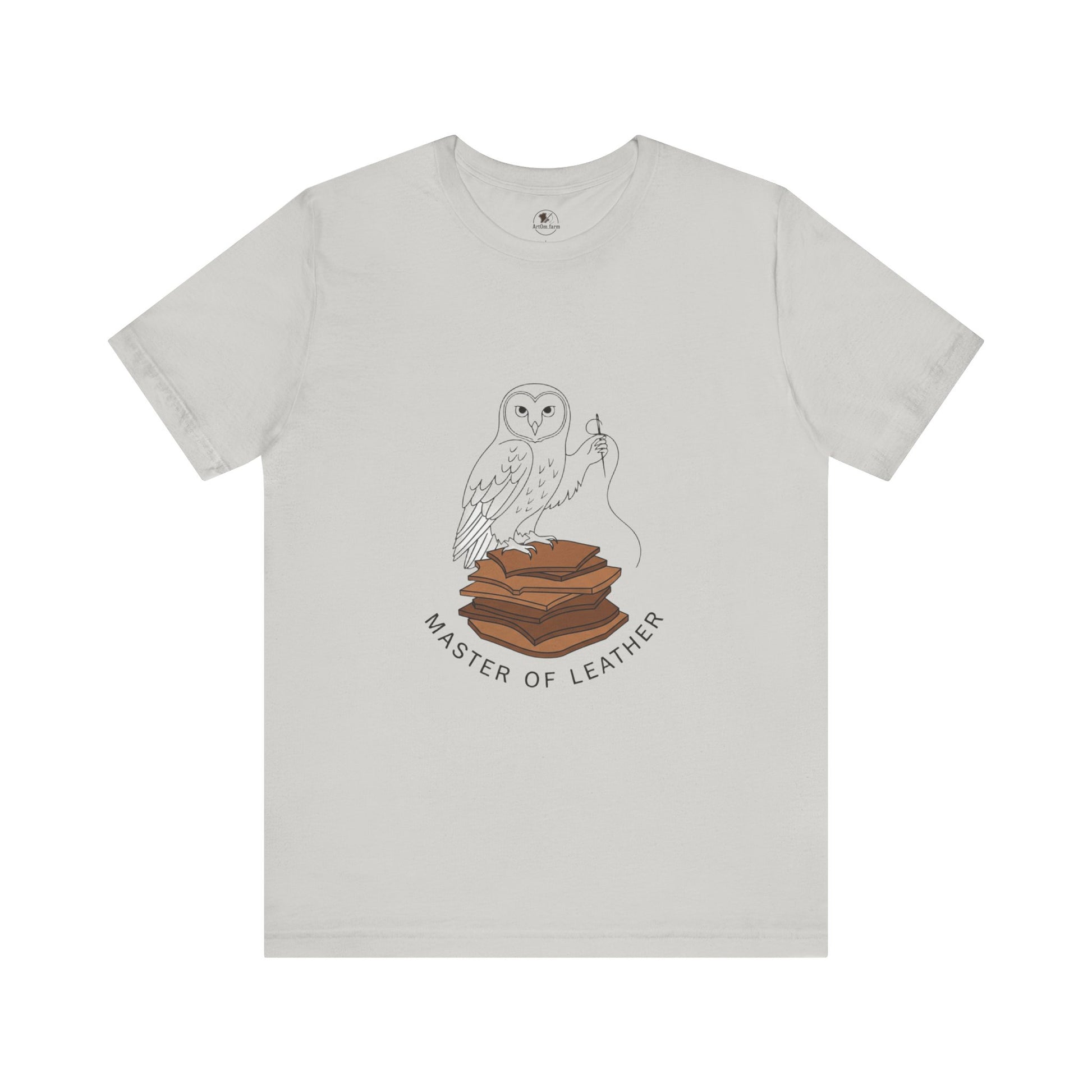 Master of Leather Tee - Ideal for Craftsmen, Creative Gifts, Casual Wear, and Artistic Celebrations - ArtOm_farm™ LEATHER