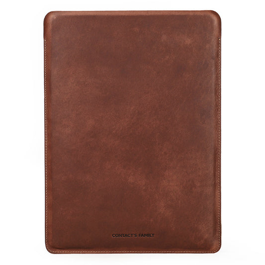 MacBook Pro 13.3 Leather Case - Compatible Crazy Horse Leather Protective Cover - ArtOm_farm™ LEATHER 