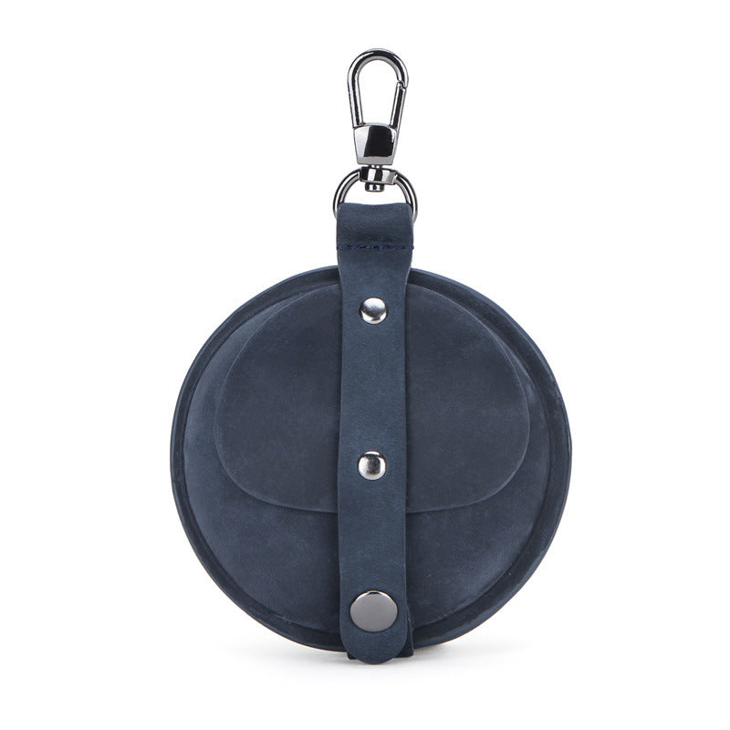 Retro Cowhide Coin Purse - Multifunctional Crazy Horse Design - ArtOm_farm™ LEATHER