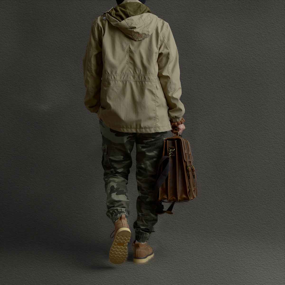 Multifunctional Vintage Leather Backpack in Crazy Horse Leather Design