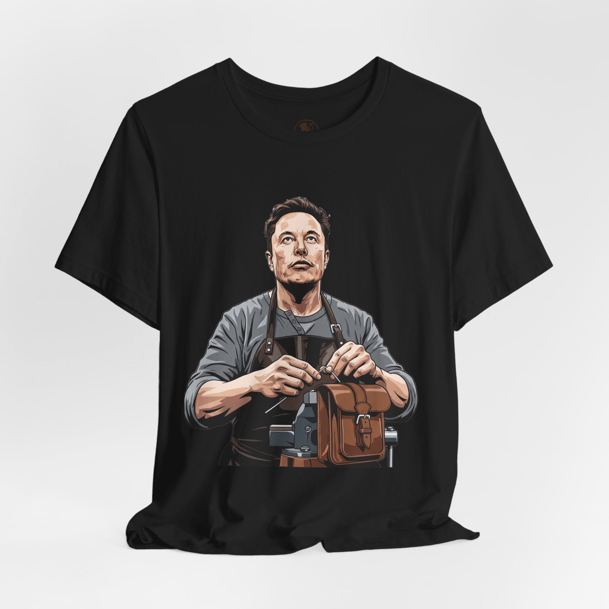 Creative Innovator Tee - Perfect Humor T-Shirt for Tech Enthusiasts and Engineers - ArtOm_farm™ LEATHER 