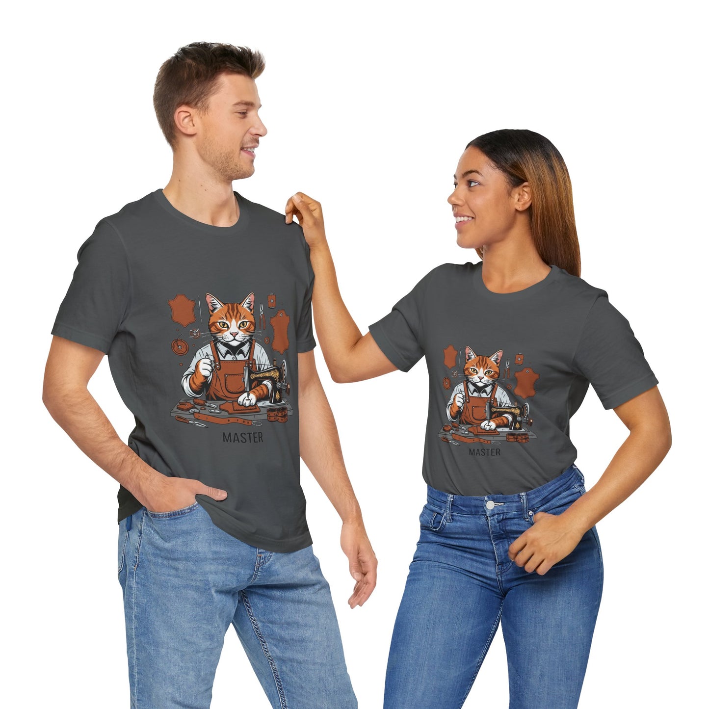 Crafty Cat Master Tee - Funny Cat Shirt for Unisex Pet Lovers, Unique Cat Apparel Gift for Cat Owners