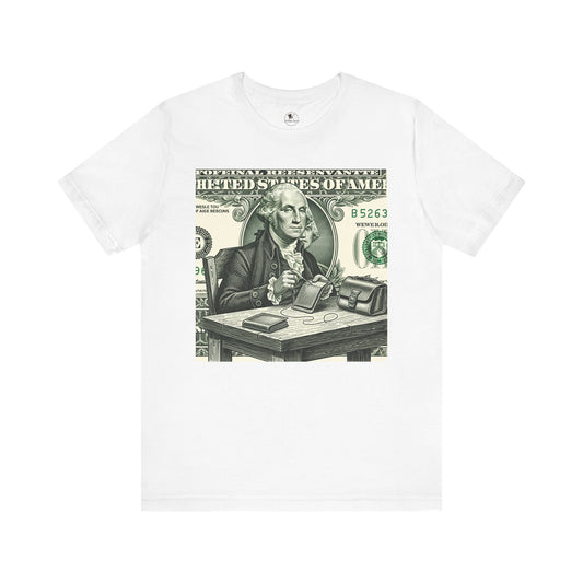 Alexander Hamilton Graphic Tee - Unisex Jersey Shirt for History Lovers, Perfect Father's Day Gift, Vintage Style Casual Wear - ArtOm_farm™ LEATHER