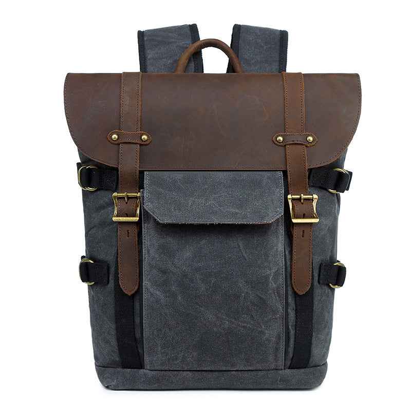 Waterproof Shoulder Bag - Durable Canvas Shoulder Tote for All Weather