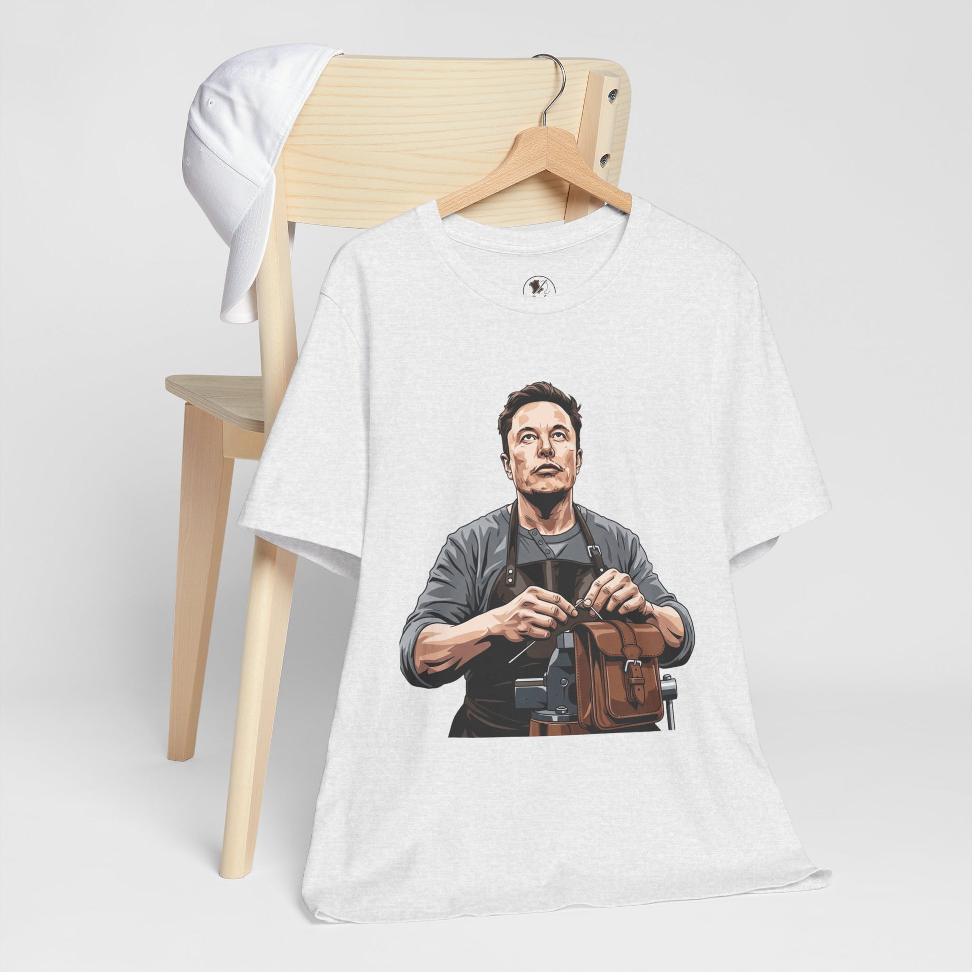 Creative Innovator Tee - Perfect Humor T-Shirt for Tech Enthusiasts and Engineers - ArtOm_farm™ LEATHER 