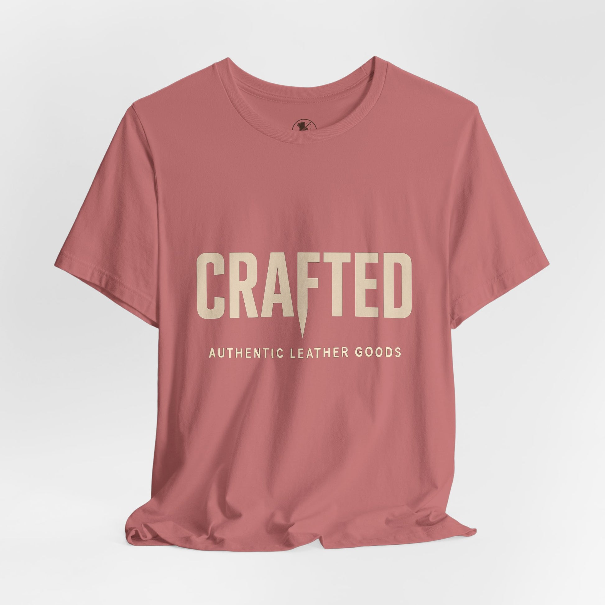 Crafted Leather Goods Tee - Unisex Casual Shirt, Vintage Style Cozy Everyday Wear, Perfect Gift for Him - ArtOm_farm™ LEATHER