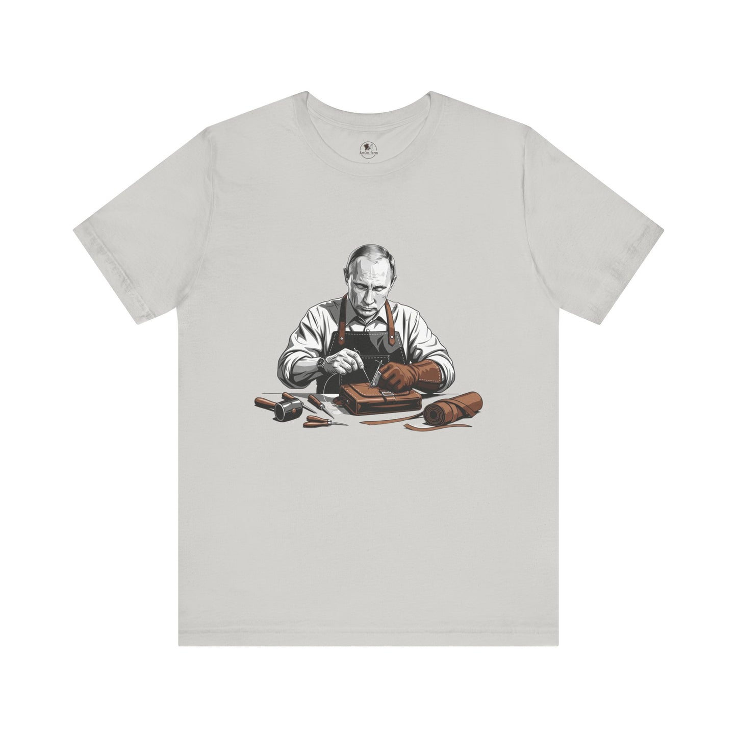 Craftsman Graphic Tee for Artisans, Perfect Birthday Gifts and Everyday Wear - ArtOm_farm™ LEATHER