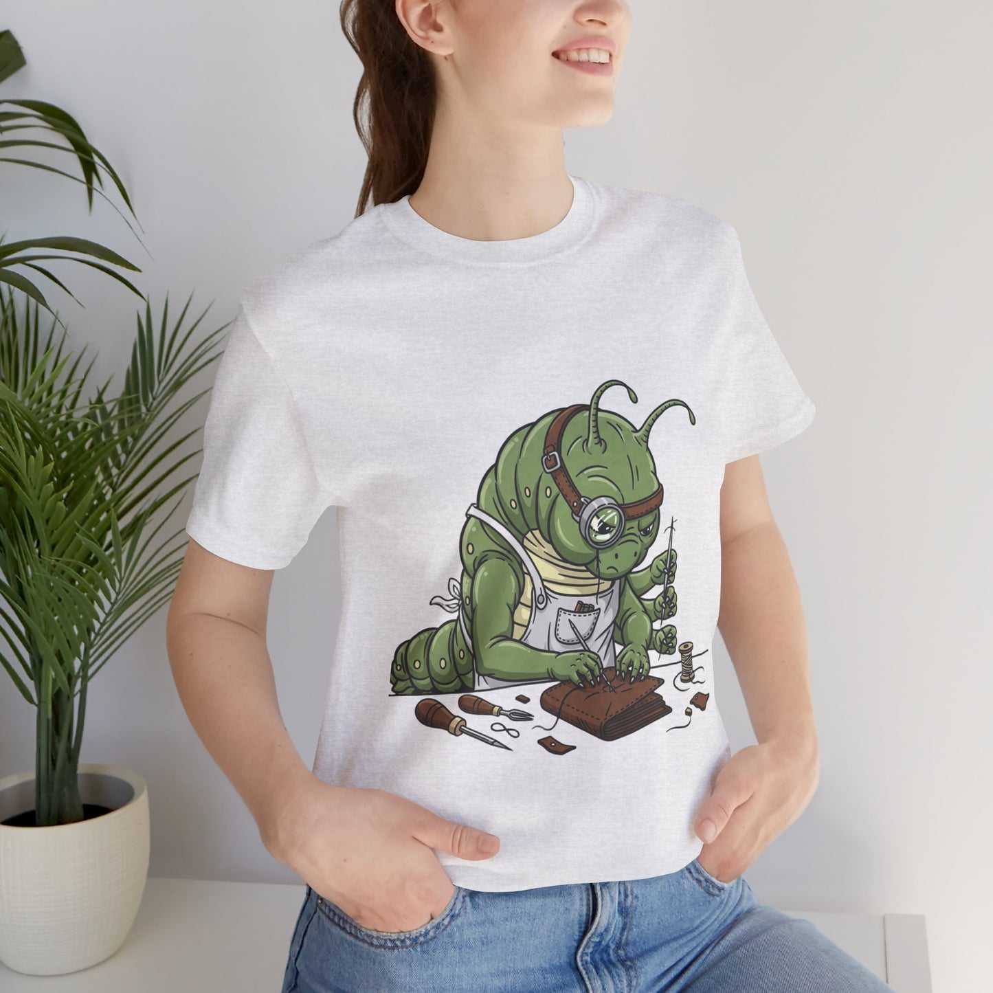 Cute Critter Crafting Tee - Fun Graphic Unisex T-Shirt for Creatives, Perfect Gift for Artsy Individuals - ArtOm_farm™ LEATHER 