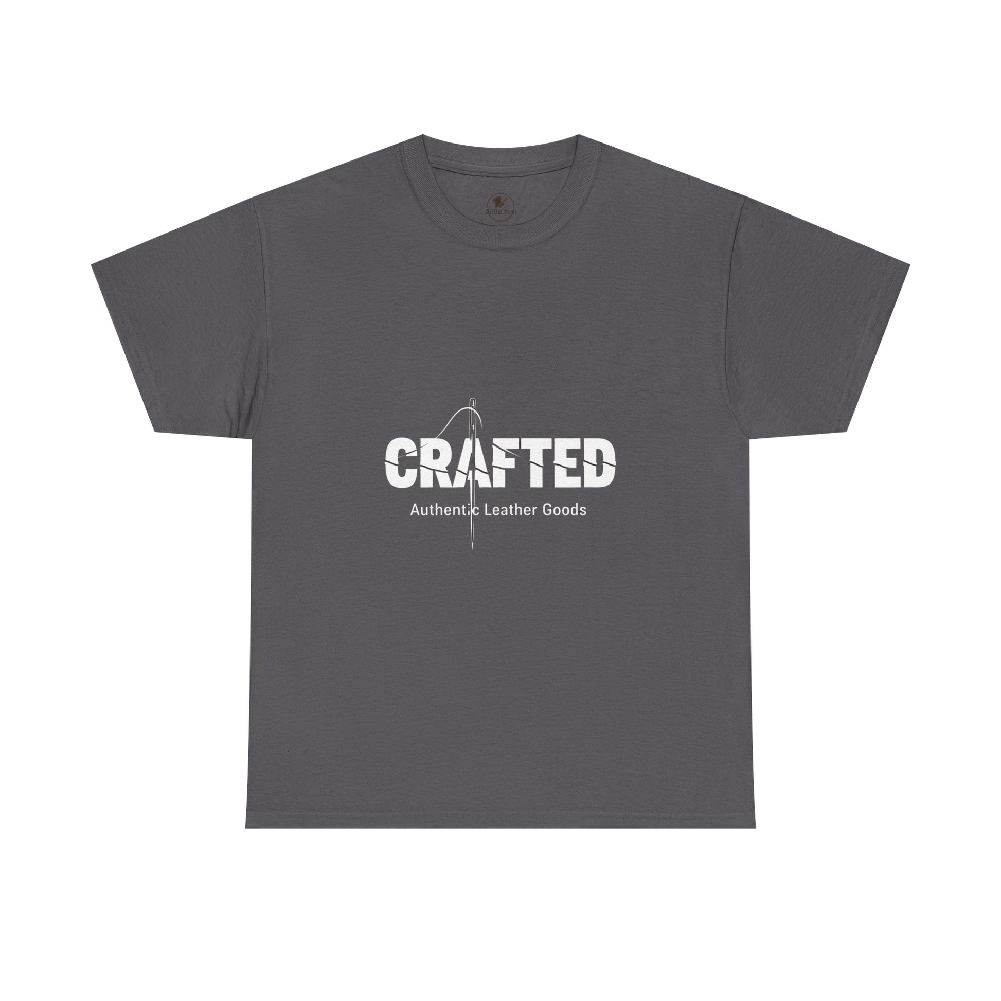 Crafted Leather Goods Tee - Artisan Unisex T-Shirt for Casual Everyday Wear, Unique Gift for Him, Perfect for Craft Lovers - ArtOm_farm™ LEATHER
