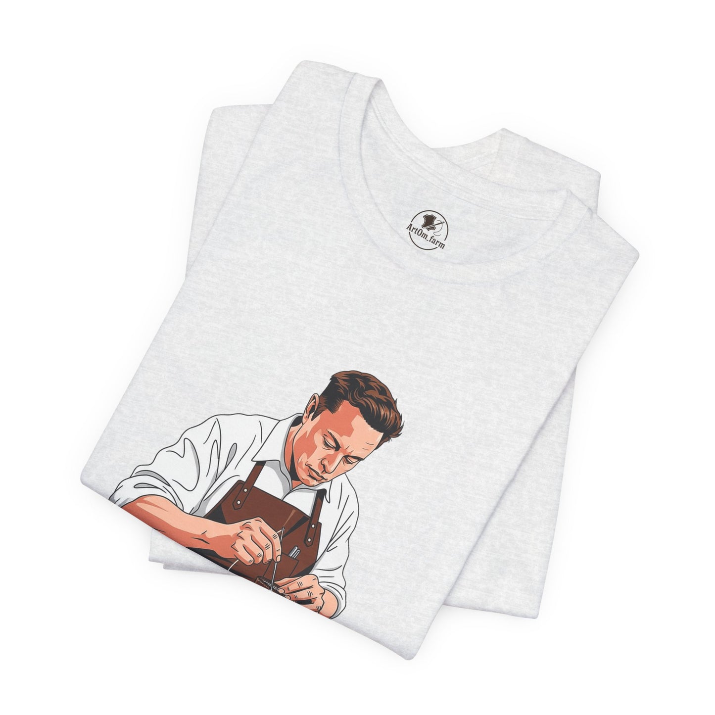 Craftsman Tee - Celebrate Artisanship with the Perfect Gift for Handyman and Father's Day, Ideal for Casual Everyday Wear - ArtOm_farm™ LEATHER