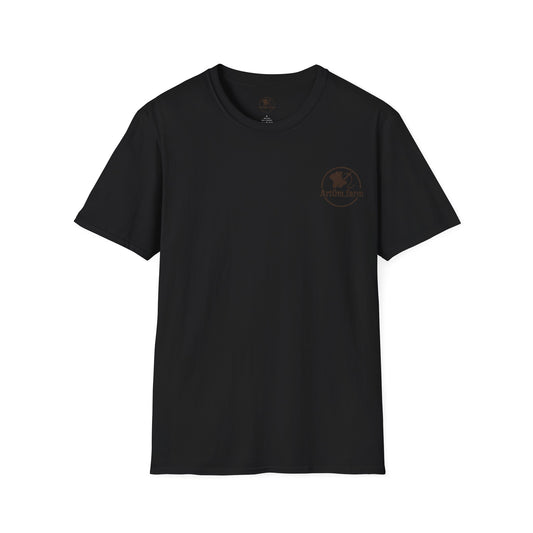 Unisex Artisan Graphic T-Shirt - Creative Apparel for Craft Lovers, Casual Wear, Unique Gift, Artisan Style, Graphic Tee - ArtOm_farm™ LEATHER