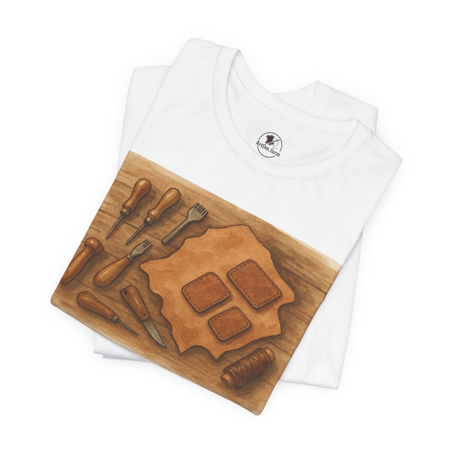 Craftsman Tools Tee - The Ideal Gift for Hobbyists and DIY Enthusiasts - ArtOm_farm™ LEATHER