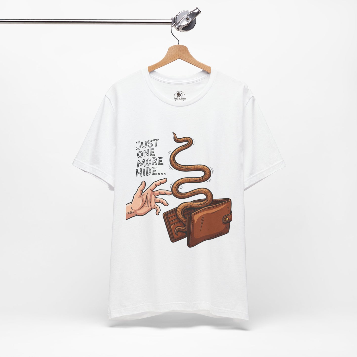 Quirky Tees for Fun Lovers - Perfect Casual Wear for Gifts, Parties, and Everyday Humor - ArtOm_farm™ LEATHER