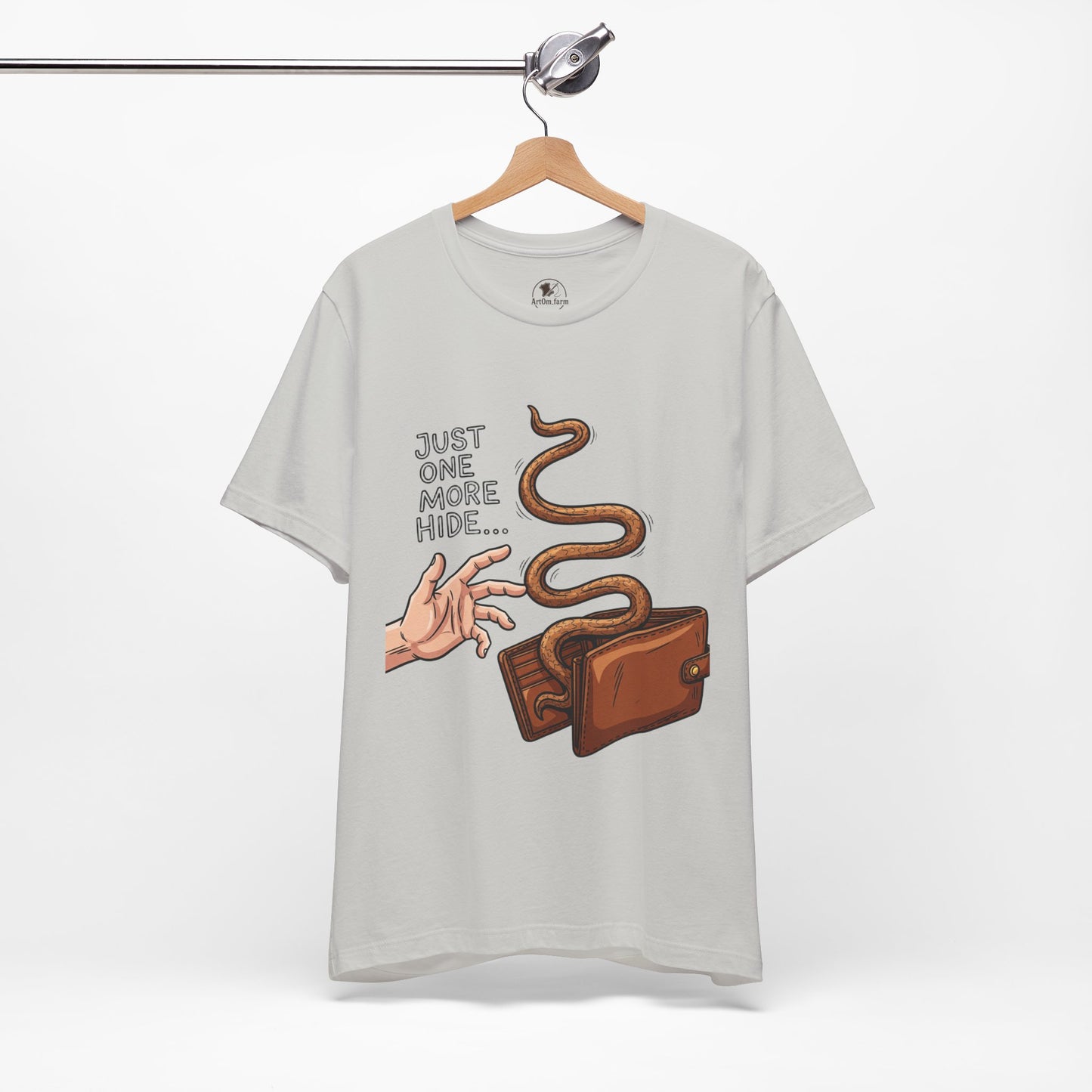 Quirky Tees for Fun Lovers - Perfect Casual Wear for Gifts, Parties, and Everyday Humor - ArtOm_farm™ LEATHER 