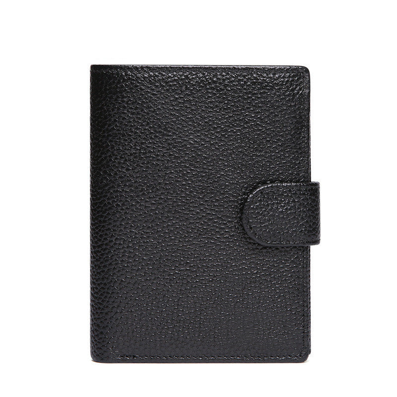 New Leather Wallet for Men - Retro Crazy Horse Leather Casual Short Wallet - ArtOm_farm™ LEATHER 