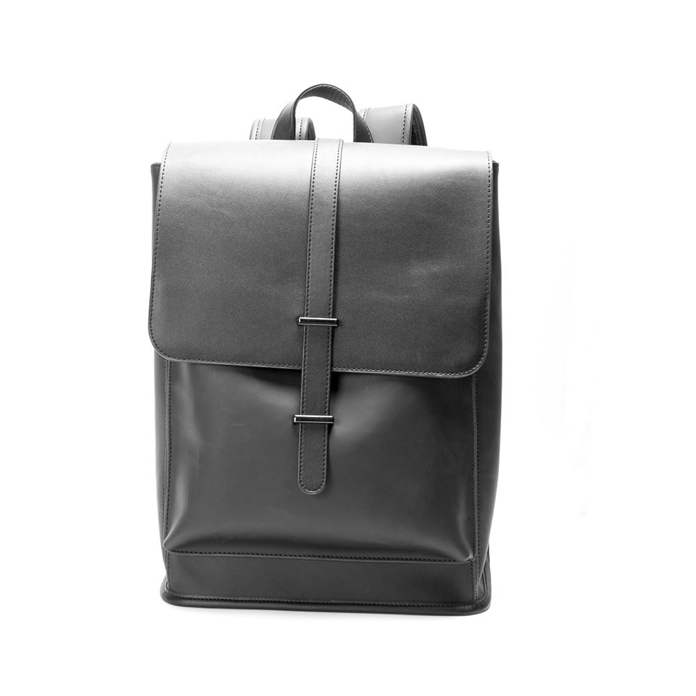 Men's Retro Leather Backpack - Large Capacity Crazy Horse PU Leather Design - ArtOm_farm™ LEATHER