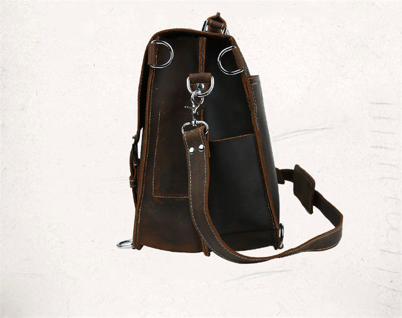European and American Retro Crazy Horse Leather Handmade Craftsmanship - ArtOm_farm™ LEATHER 