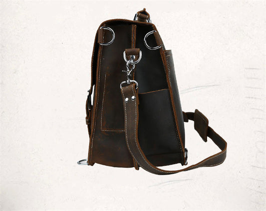 European and American Retro Crazy Horse Leather Handmade Craftsmanship - ArtOm_farm™ LEATHER 