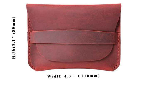 Crazy Horse Leather Wallet/Cardholder Retro - Premium Quality and Timeless Style