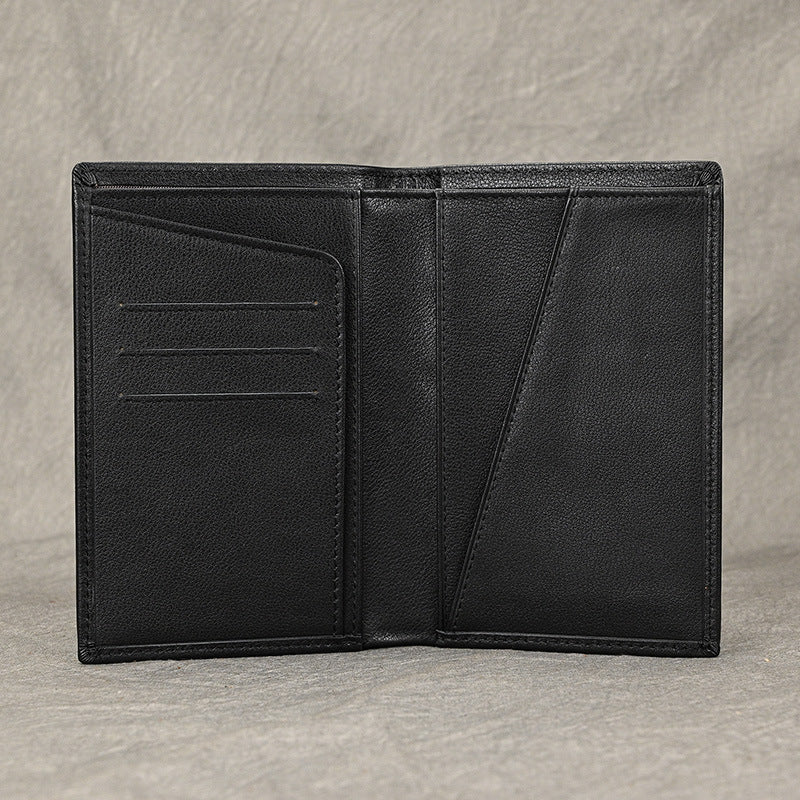 Leather Passport Wallet - Mad Horse Leather Design for Ultimate Travel Luxury - ArtOm_farm™ LEATHER 