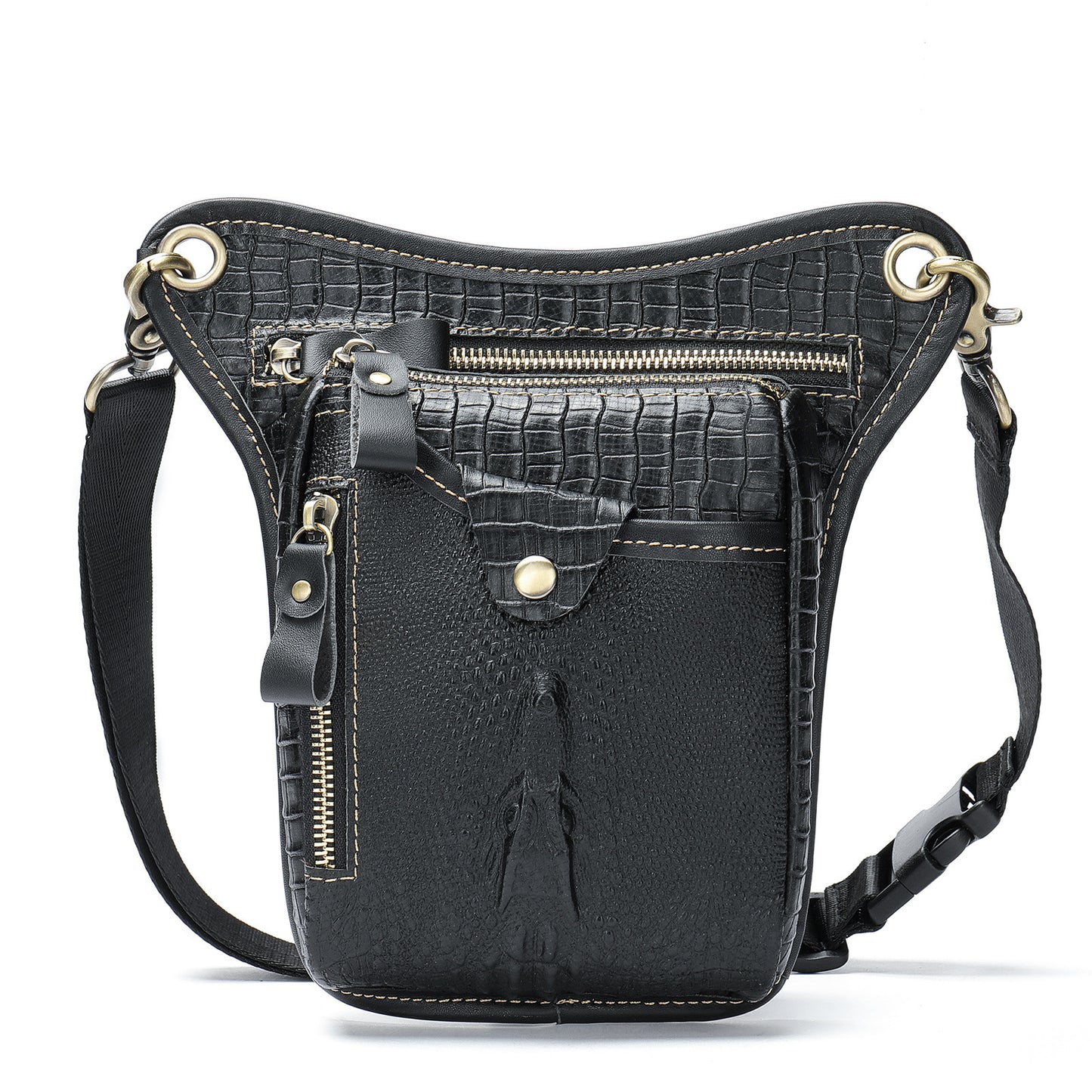 The new crazy horse leather satchel bag - vintage retro leather purse for men - ArtOm_farm™ LEATHER