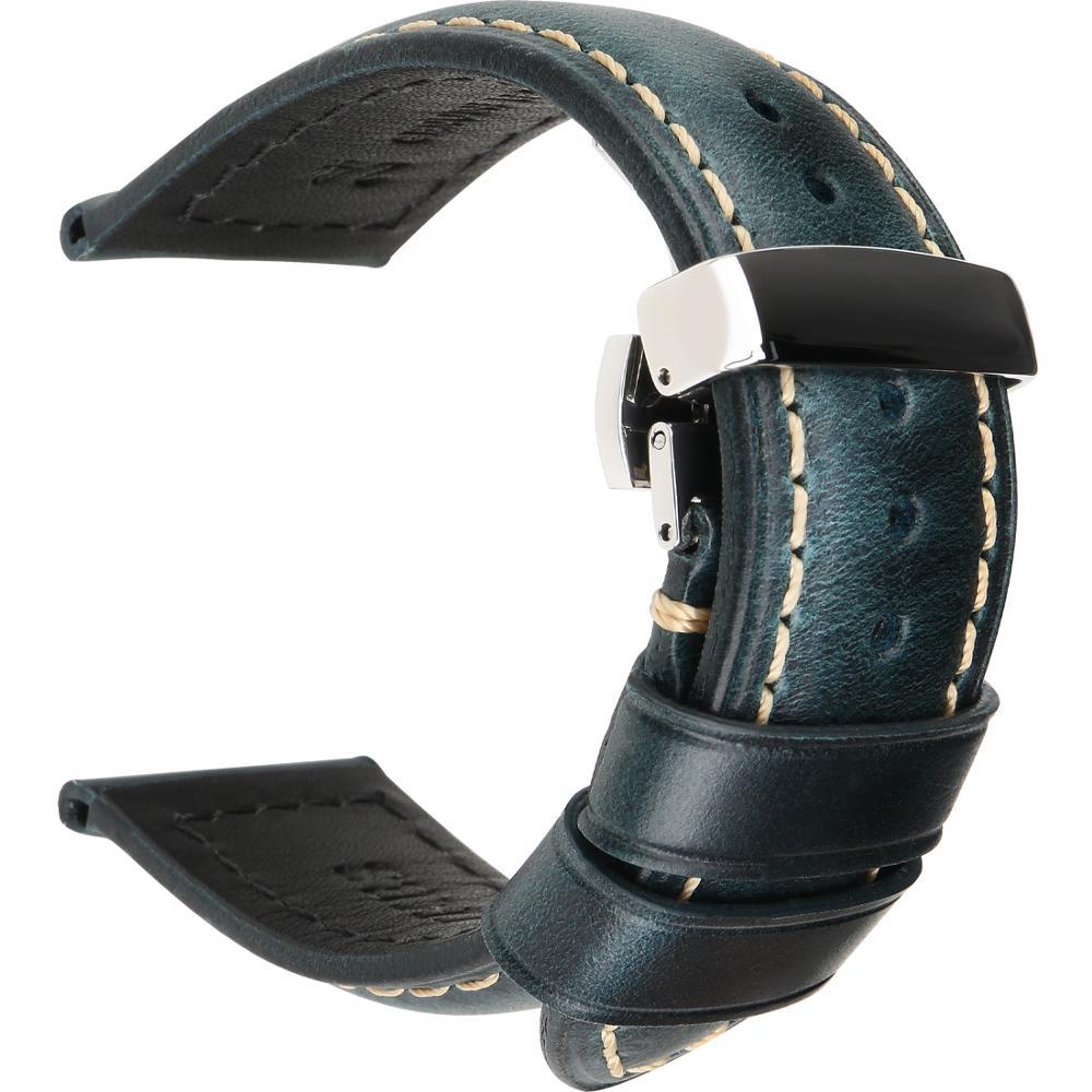 Men's Vintage Leather Strap - Oil Wax Leather Craft with Durable Design - ArtOm_farm™ LEATHER 