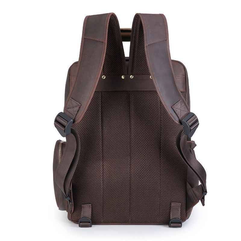 Camera European And American Crazy Horse Leather Shoulder Bag - Stylish and Durable Crazy Horse Leather Shoulder Bag