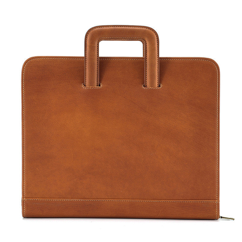 Crazy Horse Leather Laptop Case for 13.3 Inch Computers - Portable Retro Style - ArtOm_farm™ LEATHER