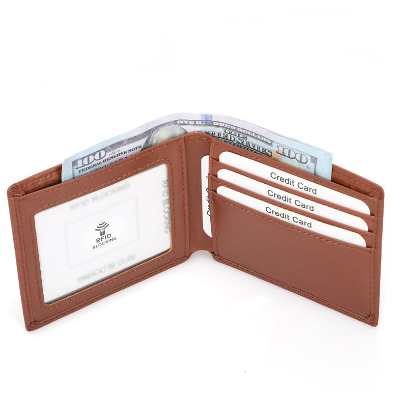 Men's Crazy Horse Leather Wallet - Durable and Stylish Accessory for Every Man - ArtOm_farm™ LEATHER 